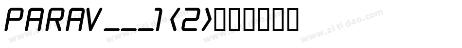 PARAV___1 (2)字体转换